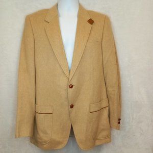 Vintage Country Squire Camel Hair Blazer Jacket (40 R)